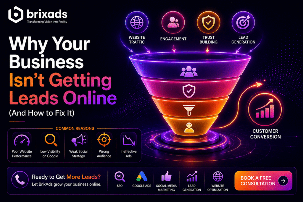 Why Your Business Isn't Getting Leads Online (And How to Fix It)